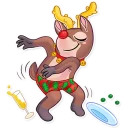 💃-Mr. Deer, Telegram Sticker
