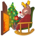 ☕-Mr. Deer, Telegram Sticker