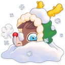 ❄-Mr. Deer, Telegram Sticker