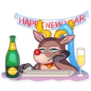 😒-Mr. Deer, Telegram Sticker