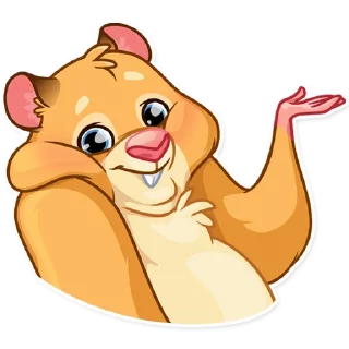💁‍♂️-Mr. Hamster, Telegram Sticker