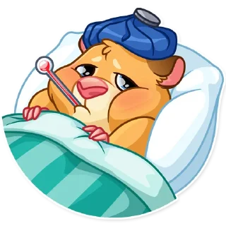 🤒-Mr. Hamster, Telegram Sticker