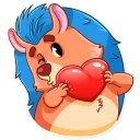 😘-Meet the Hedgehog, Telegram Sticker