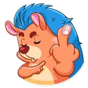 🖕-Meet the Hedgehog, Telegram Sticker