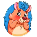 ☺️-Meet the Hedgehog, Telegram Sticker