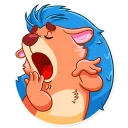 😪-Meet the Hedgehog, Telegram Sticker