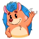 👋-Meet the Hedgehog, Telegram Sticker