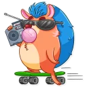 😎-Meet the Hedgehog, Telegram Sticker