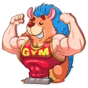 💪-Meet the Hedgehog, Telegram Sticker