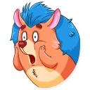 😱-Meet the Hedgehog, Telegram Sticker