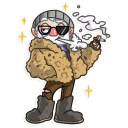 😎-Mr. Hobo, Telegram Sticker