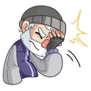 😖-Mr. Hobo, Telegram Sticker