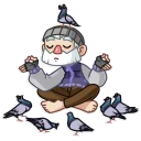 😌-Mr. Hobo, Telegram Sticker