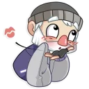 😘-Mr. Hobo, Telegram Sticker
