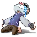 😭-Mr. Hobo, Telegram Sticker