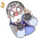 😨-Mr. Hobo, Telegram Sticker
