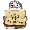 👍-Mr. Hobo, Telegram Sticker
