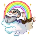 🌈-Mr. Hobo, Telegram Sticker