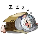 😴-Mr. Hobo, Telegram Sticker