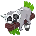 😴-Mr. Lemur, Telegram Sticker
