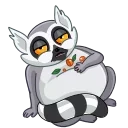 🤢-Mr. Lemur, Telegram Sticker