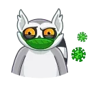 🦠-Mr. Lemur, Telegram Sticker