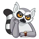 ⏳-Mr. Lemur, Telegram Sticker