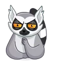 🤔-Mr. Lemur, Telegram Sticker