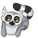 😏-Mr. Lemur, Telegram Sticker