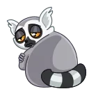 😞-Mr. Lemur, Telegram Sticker