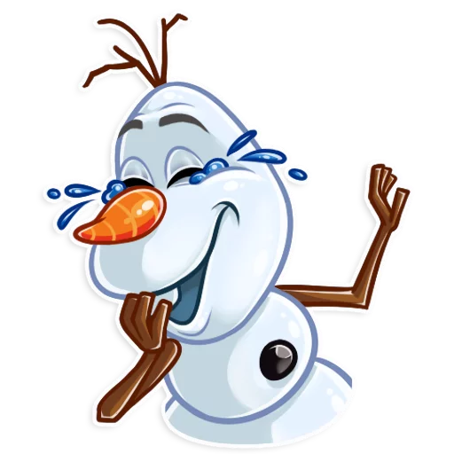 Olaf, telegram sticker
