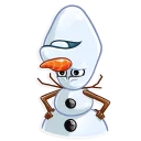🤨-Olaf, Telegram Sticker