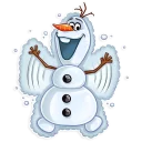 😇-Olaf, Telegram Sticker