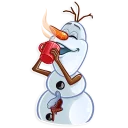 ☕️-Olaf, Telegram Sticker