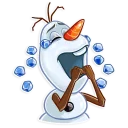 😭-Olaf, Telegram Sticker