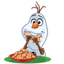 🤤-Olaf, Telegram Sticker
