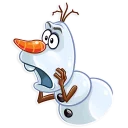 😨-Olaf, Telegram Sticker