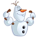 💪-Olaf, Telegram Sticker