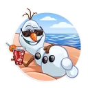😎-Olaf, Telegram Sticker