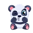 😘-Panda Amanda, Telegram Sticker