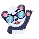👋-Panda Amanda, Telegram Sticker
