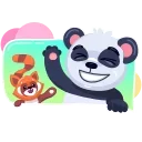 👋-Panda Amanda, Telegram Sticker