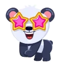 🤩-Panda Amanda, Telegram Sticker