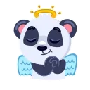😇-Panda Amanda, Telegram Sticker