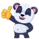 👍-Panda Amanda, Telegram Sticker