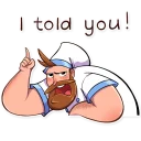 👵-Mr. Ponch, Telegram Sticker
