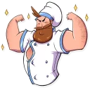 💪-Mr. Ponch, Telegram Sticker