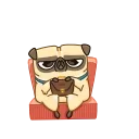 🚌-Mr. Pug, Telegram Sticker