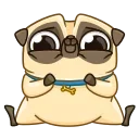 🙌-Mr. Pug, Telegram Sticker