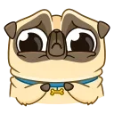 😨-Mr. Pug, Telegram Sticker